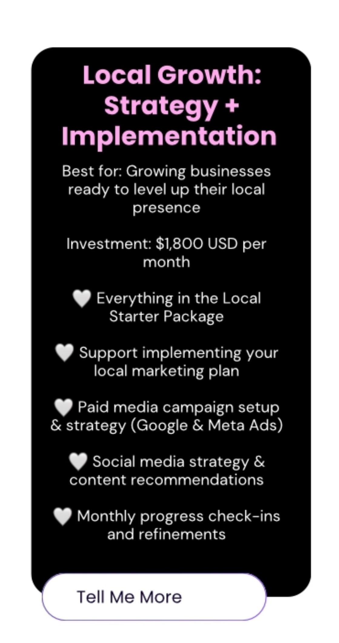 Local Growth:  Strategy + Implementation